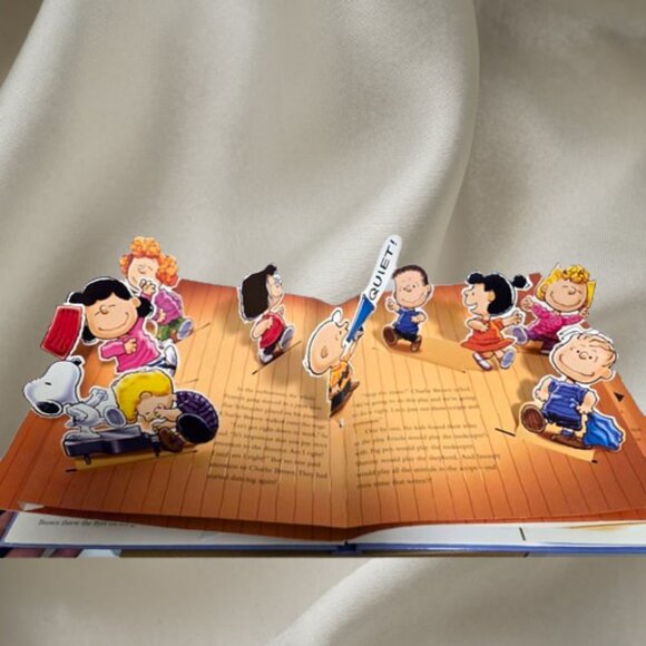 A Charlie Brown Christmas Pop-Up Edition Hardcover Peanuts Holiday Book Schulz - Picture 4 of 7